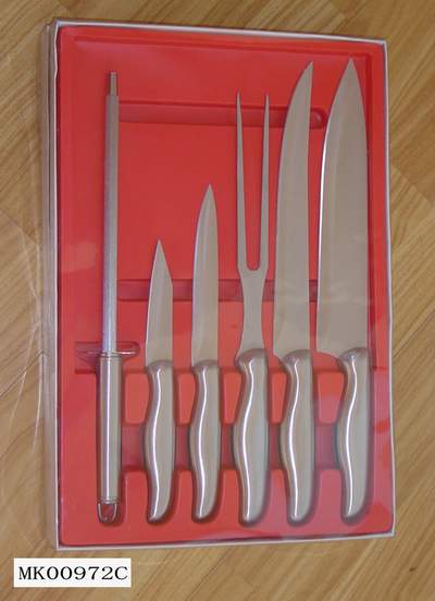 MK00972C 5Pcs S/S Knife & Sharpener