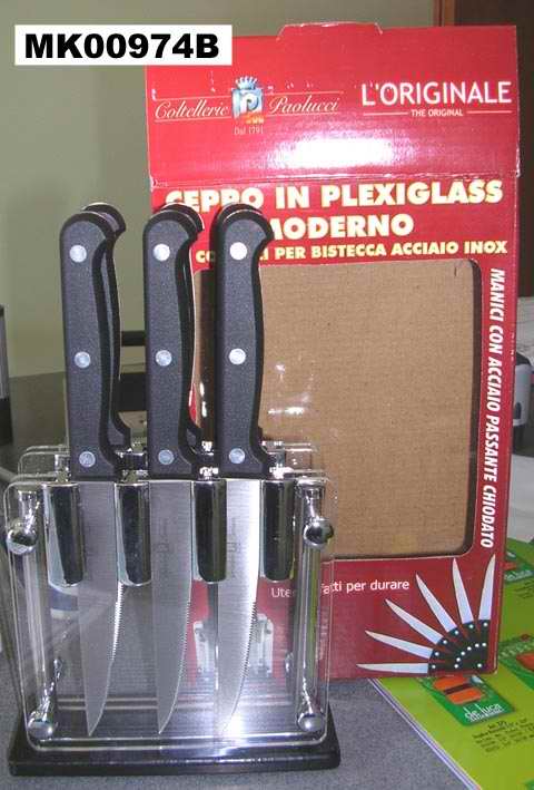 MK00974B 6Pcs Steak Knife In Box