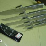 5Pcs Soldering Handle Knife Set + Acrylic Blocl