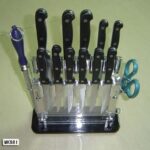 11Pcs Acrylic Block Knife Set