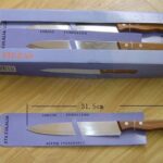 12Pcs Wooden Handle Chef Knife T/C In Box