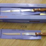 Wooden Handle Slice Knfie T/C In Box