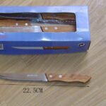 24Pcs Steak Knife & Wood Handle In Color Box