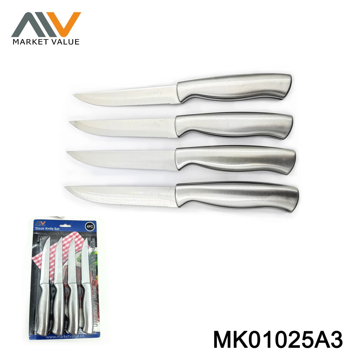 MK01025A3 4Pk Ss Steak Knife Db