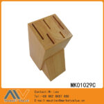 5Pcs Knife Set Block Oak Wooden In Colour Box