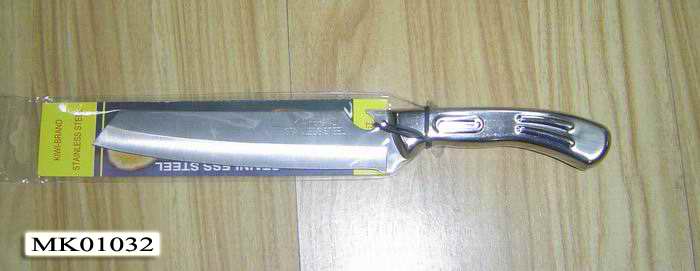 MK01032 Hollow Handle Kitchen Knife In Pvc Bag