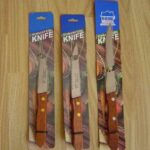 Wooden Handle Kitchen Knife T/C