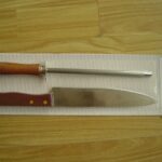 Sharpener W/ Chef Knfie B/C