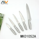 5Pcs S/S Kitchen Knives With Hollow Handle