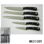 5Pcs Kitchen Knife With Bakelite Handle