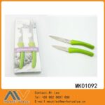 2Pcs Kitchen Knife With Tpr Handle