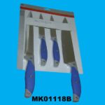 4Pcs Knife Set With Soft Grip D/B