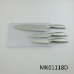 Set Of 3Pcs Kitchen Knife In Pvc