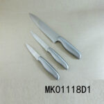 Set Of 3Pcs Kitchen Knife In Pvc