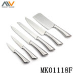 6 Piece S.S Kitchen Knife Set Hollow In White Box