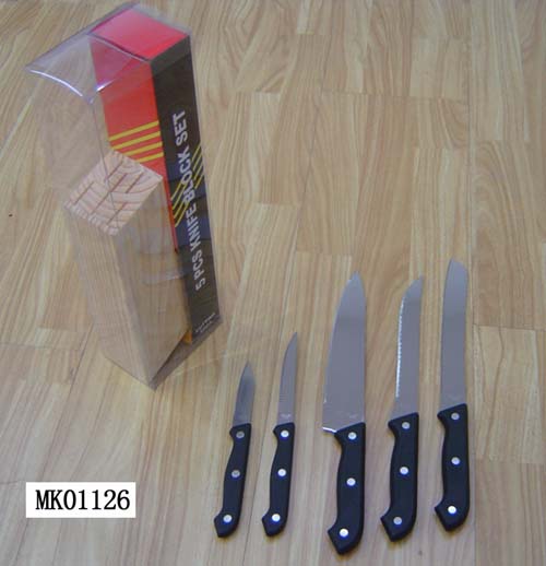 MK01126 6Pcs Knife Set In Pvc Box