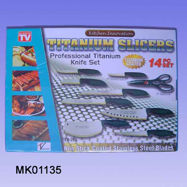 MK01135 14Pcs Kitchen Knife Set