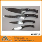 4Pcs Kitchen Knifves Sets With Wooden Handle