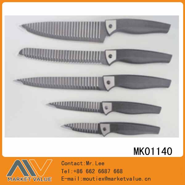 MK01140 5Pcs Kitchen Knife With Pp Handle