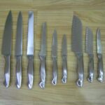 9Pcs S/S Knife Hollow Handle