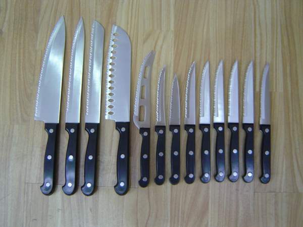 MK01158 13Pcs Knife Set In Colour Box