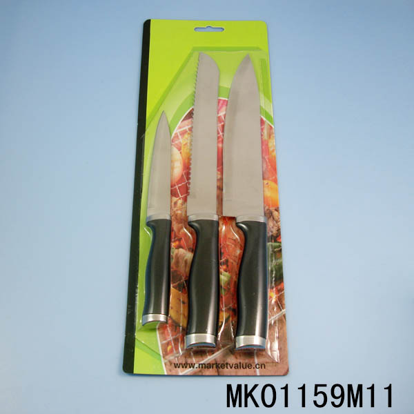 MK01159M11 3Pcs S/S Kitchen Knife