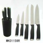 5Pcs Plastic Handle Kitchen& Plastic Stand