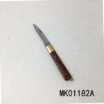 4"Folded Knife With Color Wooden Handle In Color Box