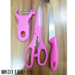 Peeler & Kitchen Scissors & S/S Utility Knife