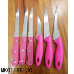 6Pcs S/S Kitchen Knives(Steak Kmife & Fruit Knife & Utility Knife & Cheese Knife)
