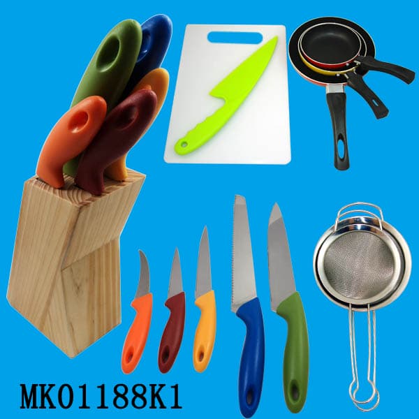 MK01188K1 12Pcs Kitchen Set In Colour Box