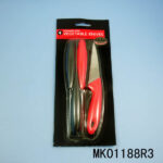 4Pcs 3.5" S/S Steak Knife With Plastic Handle B/C