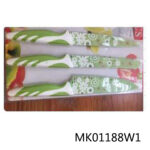 Sets Of 3Pcs Kitchen Knife With Tpr Handle