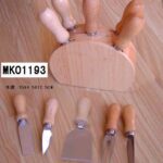 5Pcs Cheese Set W/Wooden Block