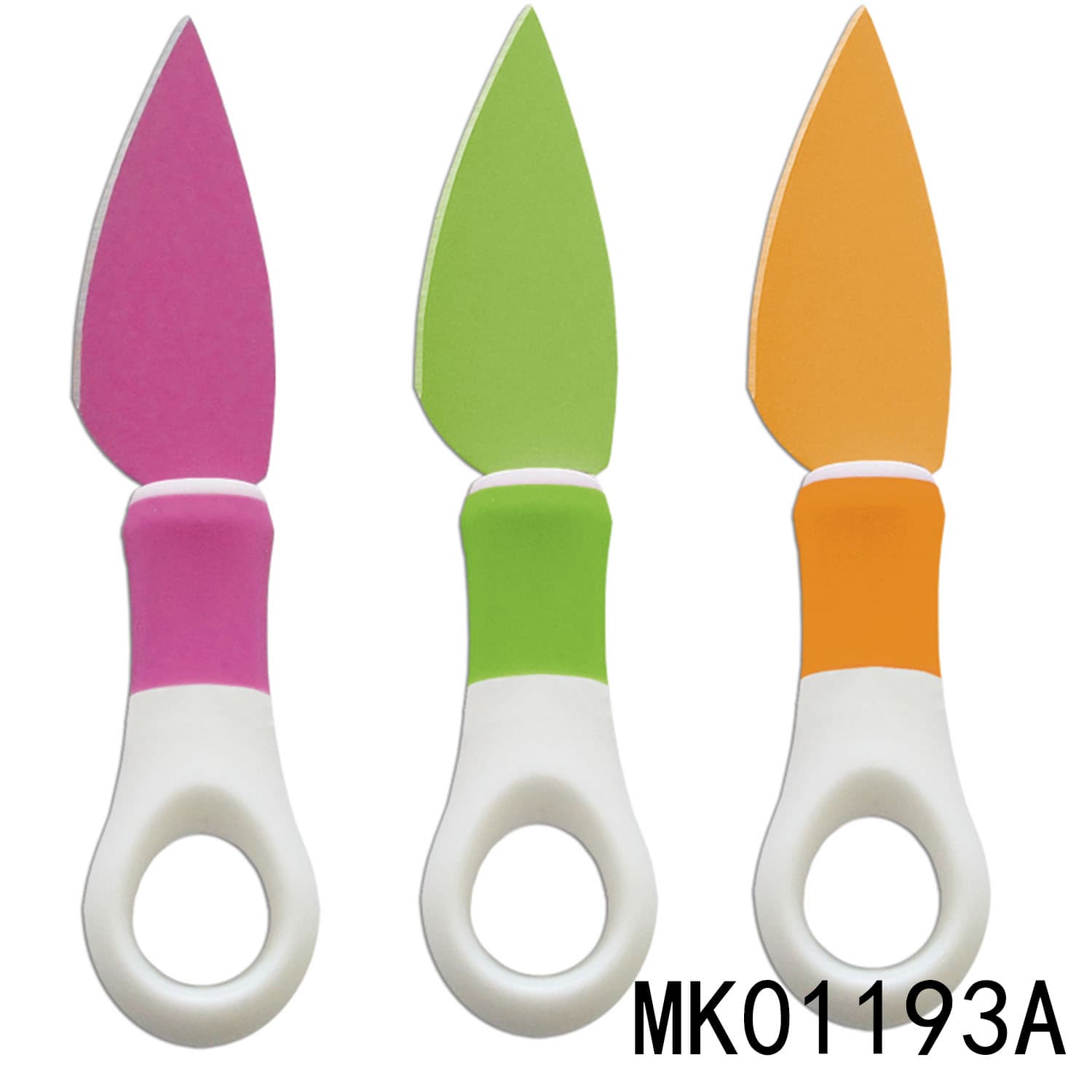 MK01193A Coated Cheese Knife With Tpr Handle