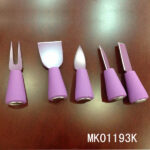 5Pcs Cheese Set Plastic Handle