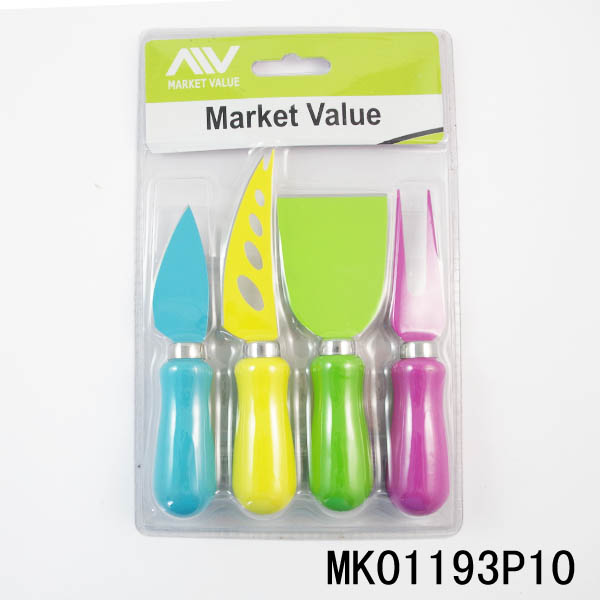 MK01193P10 4Pcs Cheese Knife Non Stick Coating