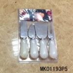 4Pcs Cheese Knife W/Plastic Handle D/B