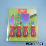 4Pcs Titanize Cheese Knife In Pvc Box