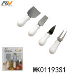 4Pcs Cheese Set With Plastic Handle