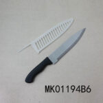 8"S/S Plastic Handle Chef Knife With Teeth