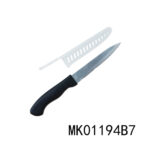 5."Plastic Handle S/S Utility Knife With Teeth