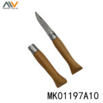 Mushroom Knife With Wooden Handle Lock System White Box