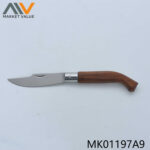 Folding Pocket Knife With Wooden Handle