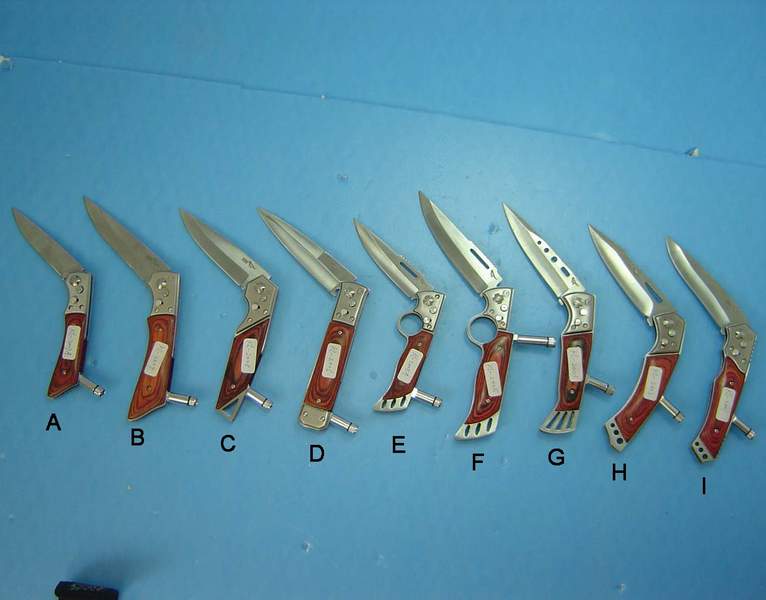 MK01197B Pocket Knife With Led Light