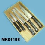 5Pcs Knife Set In Wooden Box