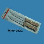 2Pcs Wooden Handle Slice Knife B/C