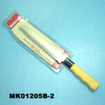 7.5" Bread Knife W Plastic Wooden Looking Handle Db