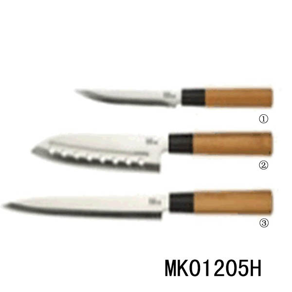 MK01205H3 5" Bamboo Handle Fruit Knife
