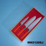 3Pcs Knife Set Plastic Handle